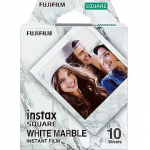 Fujifilm Instax Square 1x10 White Marble 536244