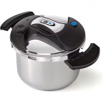 Smile MGS-07 pressure cooker, 7L, Black/Silver MGS-07