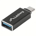 Lanberg USB-C to USB-A Adapter, Black AD-UC-UA-02