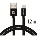Swissten USB-A 3.1 to USB-C, 1.2m SW-QU-TYPC-3.1-1.2m-BK