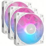 Corsair iCUE LINK RX120 RGB 120mm PWM Fan Triple Starter Kit, White CO-9051022-WW