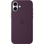 Apple iPhone 16 Plus Silicone Case with MagSafe - Plum MYYD3ZM/A