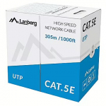 Lanberg UTP Cat.5E CCA, 305m, Blue LCU5-10CC-0305-B