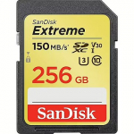 Sandisk Extreme PLUS, SDXC, 256GB UHS-I, U3, V30 SDSDXWV-256G-GNCIN
