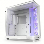 NZXT H6 Flow RGB, Tempered Glass, Matte White CC-H61FW-R1