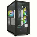 Sharkoon Rebel C60 RGB, Tempered Glass, Black 4044951040032