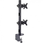 Startech Desk Mount For 2x Vertically Stacked Monitors, 17-49" H2MPV-MONITOR-MOUNT