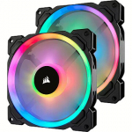 Corsair LL140 RGB PWM, 2 Fan Pack with Lighting Node PRO CO-9050074-WW