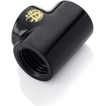 Bitspower Matt Black T-Block With Triple IG1/4" BP-MBTB