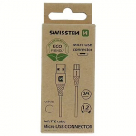 Swissten Eco, USB-A to MicroUSB, 1.2m 71504300ECO