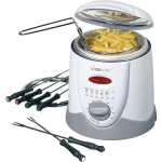 Clatronic FFR 2916 fondue deep fryer, 1L, White/Grey 282232