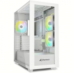 Sharkoon Rebel C60 RGB, Tempered Glass, White 4044951040049