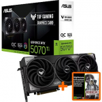 Asus GeForce RTX 5070 Ti, 16GB GDDR7, TUF Gaming OC (DLSS 4) TUF-RTX5070TI-O16G-GAMING