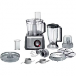 Bosch MultiTalent 8 compact food processor (black/stainless steel, 1,250 watts) MC812M844