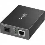 TP-LINK Omada MC211CS-2 network media converter 1000 Mbit/s 1310 nm Single-mode Black MC211CS-2