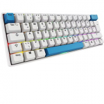 Sharkoon SKILLER SGK50 S4 Gen2 PBT (white, DE layout, Gateron G Pro 3.0 Yellow) 4044951041947