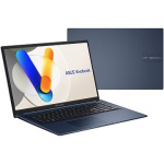 Asus Vivobook 17 X1704VA-AU1152W | Quiet Blue | 17.3 " | IPS | FHD | 1920 x 1080 pixels | 60 Hz | Anti-glare | Intel Core 5 | 120U | 16 GB | DDR5 | Solid-state drive capacity 512 GB | Intel Graphics | Windows 11 Home | 802.11ax | Bluetooth version 5. ...