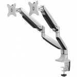 Newstar Dual desk monitor arm, 10-32" NM-D750DSILVER