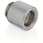Bitspower G1/4" Silver Shining IG1/4" Extender, 15mm BP-WTP-C60