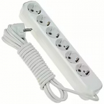 Bellight Pagarinātājs Belight Extension Cord with 6 sockets Earthed, 1.5m, White 5901854565491