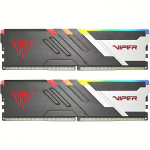 Patriot Viper Venom RGB, DDR5, 32GB, 6000MT/s, CL36, Kit of 2 PVVR532G600C36K