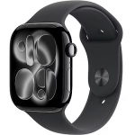 Apple Watch Series 11, GPS, Aluminium, Black Sport Band (S/M) - 46mm MEUW4ZR/A