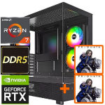 TopPC AMD Ryzen 7 (Zen 5) GMNG X3D, Ryzen 7 9800X3D, 64GB (2x32) DDR5, GeForce RTX 5080, 2TB NVMe Gen4 DATK386-1310054