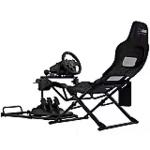 Lorgar FLEX RAF1, Sim Racing Cockpit Advanced, Foldable, 150x72x113 cm-playing, 38x72x126cm-folded, Black LRG-RAF1