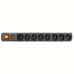 HSK Data ACAR S8, 8 Sockets, 3m, Black ACAR S8-3M-CZARNY