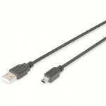 Assmann USB-A to MiniB, 1m AK-300108-010-S