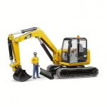 Bruder Brudder CAT Mini excavat or with worker BR-02466