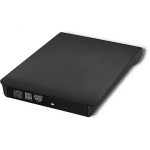 Qoltec External DVD-RW recorder, USB 3.0, Black 51857