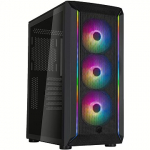 Silverstone FARA 511Z, Tempered Glass, Black SST-FA511Z-BG