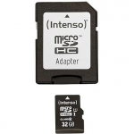 Intenso microSDHC, 32GB, UHS-I, U1, V10 3423480