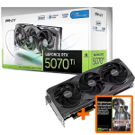 PNY Technologies GeForce RTX 5070 Ti, 16GB GDDR7, Triple Fan Plus (DLSS 4) VCG5071T16TFXPB1-O