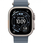 Apple Watch Ultra 3, GPS + Cellular, Titanium, Anchor Blue Ocean Band - 49 mm MEWH4QF/A