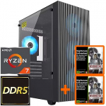 TopPC AMD Ryzen 7 (Zen 5) Compact GMNG, 750W, Ryzen 7 9700X, 360mm AIO, 32GB (2x16) DDR5, GeForce RTX 5070 DATK405-1388455