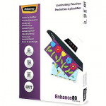Fellowes Laminating Pouch 80&micro;, A4, 100pcs (Matte) 5452103