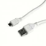 Gembird USB 2.0 to MicroUSB, 1m, White CCP-MUSB2-AMBM-W-1M