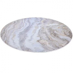 Arozzi ZONA Round Floor Pad, White Marble AZ-ZONA-PAD-WTM