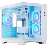 Chieftec Visio, Tempered Glass, White GM-30W-TG-OP