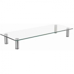 Gembird Glass monitor stand, 580 x 210 mm MS-TABLE-GM-01