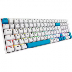 Sharkoon SKILLER SGK50 S2 PBT (white, DE layout, Gateron G Pro 3.0 Yellow) 4044951040865