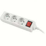 Lanberg Power strip, 1.5m, White PS1-03E-0150-W