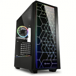 Sharkoon RGB LIT 100, Tempered Glass, Black 4044951028153