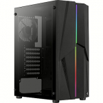AeroCool Mecha v1, Black, Tempered Glass ACCM-PV28013.11