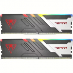 Patriot Viper Venom RGB, DDR5, 64GB, 6000MT/s, CL30, Kit of 2 PVVR564G600C30K