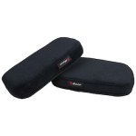 Arozzi Memory Foam Armrest Pads, Black AZ-MFPAD