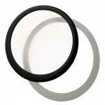 Demciflex Dust Filter, Round 225mm, Black/White DF0543