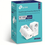TP-LINK AV1000 Gigabit Passthrough Powerline Adapter, 2 pcs TL-PA7017P KIT